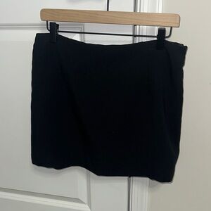 Abercrombie & Fitch Curve Love Black Mini Skirt